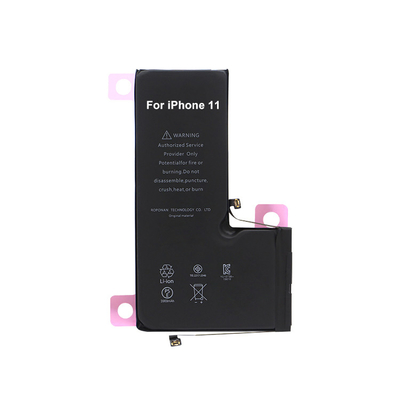 プロIphone X XS XR MAX 11のための黒いリチウム イオン携帯電話電池